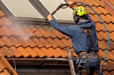 Démoussage et hydrofuge de toiture à Sassy